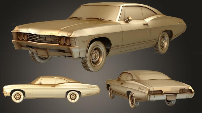 Vehicles (Chevy impala 67, CARS_1121) 3D models for cnc